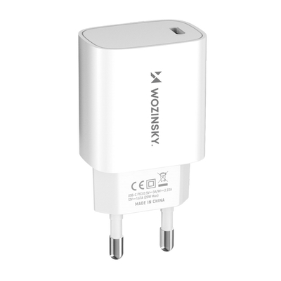 Ładowarka sieciowa Wozinsky WGWCCW 20W USB-C - biała