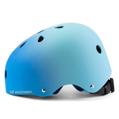 Kask rowerowy BMX/hulajnoga Wozinsky 54-58 cm - gradient niebieski