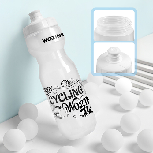 Bidon rowerowy Wozinsky WBR-01T 750ml - transparentny