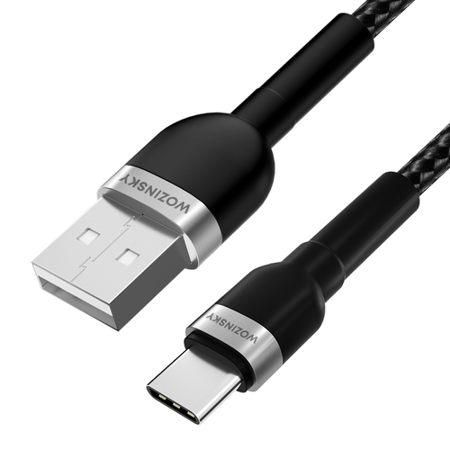 Kabel Wozinsky WNBAC2 USB-A / USB-C 2.4A 2 m - czarny