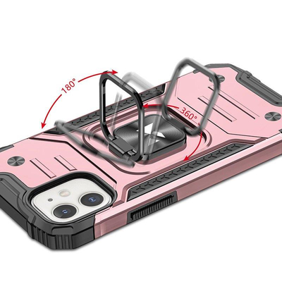Wozinsky Ring Armor etui iPhone 14 Plus pancerny pokrowiec uchwyt magnetyczny ring złote