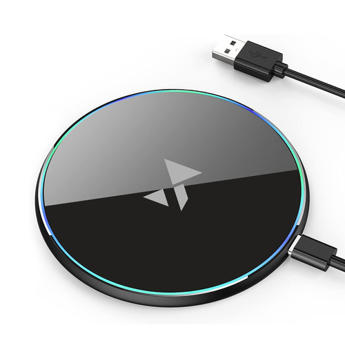 Ładowarka indukcyjna Wozinsky WLI-01Y 15W Qi z kablem USB-C - czarny