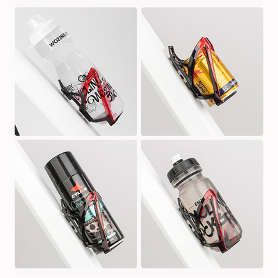 Koszyk Wozinsky WUR-01BR uchwyt rowerowy na bidon - czarno-czerwony