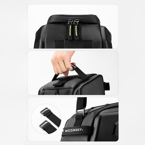 Sakwa rowerowa Wozinsky WSR-01B na bagażnik 9l - czarna