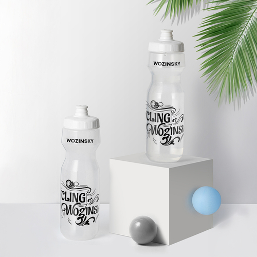 Bidon rowerowy Wozinsky WBR-01T 750ml - transparentny