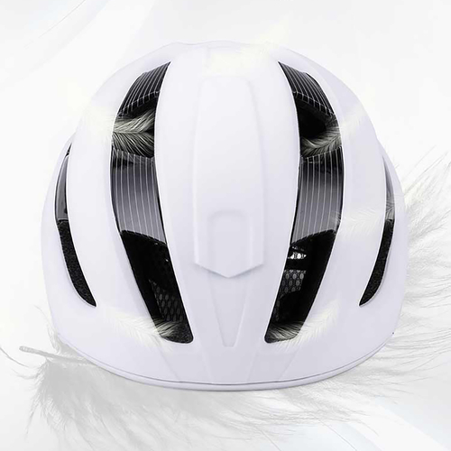 Kask rowerowy MTB Wozinsky z odpinanym daszkiem lekki L - czarno-biały