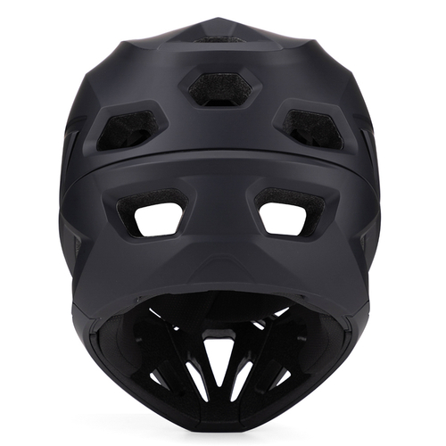 Kask rowerowy fullface Wozinsky z odpinanym daszkiem 57-62 cm - czarny