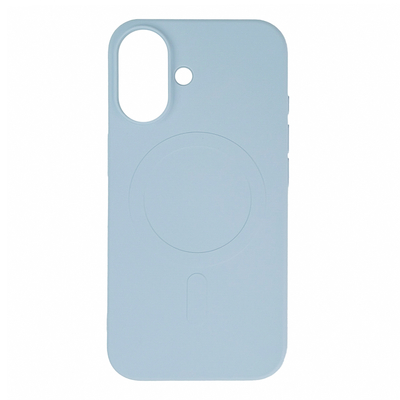 Etui Liquid Silicone Case MagSafe na Samsung Galaxy S25 - niebieskie