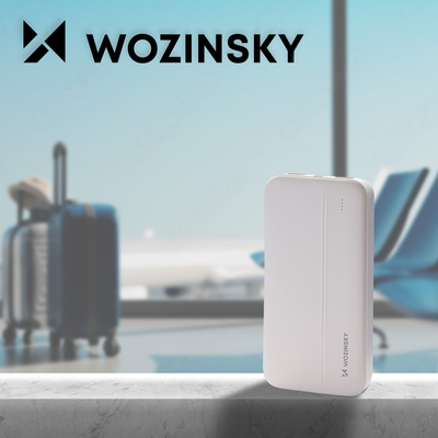 Wozinsky powerbank Li-Po 10000mAh 2 x USB biały (WPBWE1)