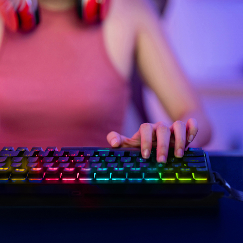 Klawiatura gamingowa Wozinsky WKGP-1165 mechaniczna podświetlana RGB - czarna