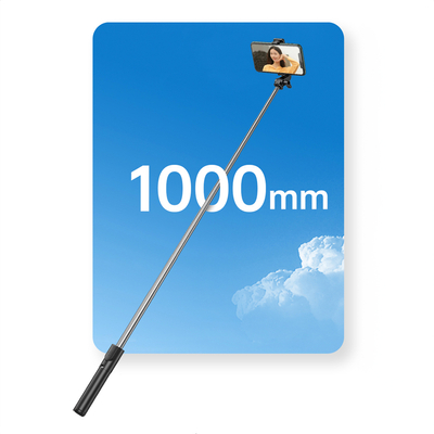 Wozinsky Selfie stick WHS1Y teleskopowy tripod 1m z uchwytem na telefon - czarny