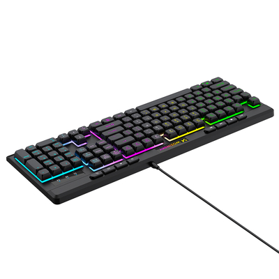 Klawiatura przewodowa Wozinsky WKG-1044 gamingowa membranowa z podświetleniem RGB - czarna