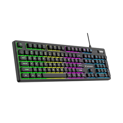 Klawiatura gamingowa RGB z pokrętłem Wozinsky WKG-200 USB - czarna