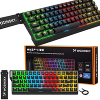 Klawiatura gamingowa Wozinsky WKGP-1165 mechaniczna podświetlana RGB - czarna