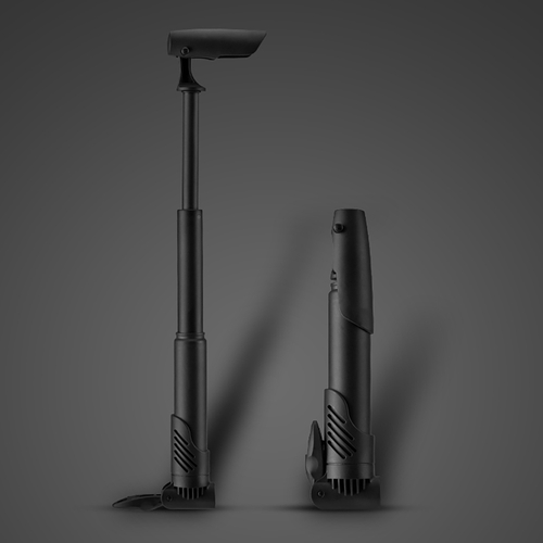 Zestaw narzędzi Wozinsky WMZ-01N multitool rowerowy 16w1 pompka klucze zestaw do dętek - czarny