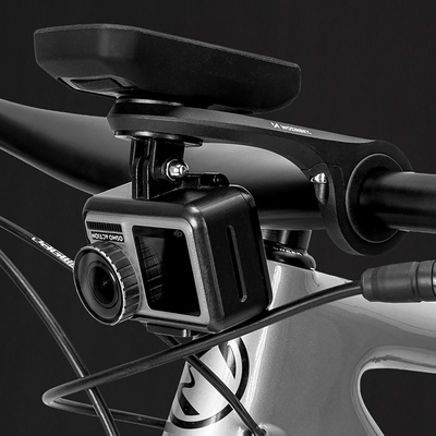 Uchwyt rowerowy Wozinsky WUG-01B na licznik Garmin na kierownicę na kamerkę lampkę - czarny