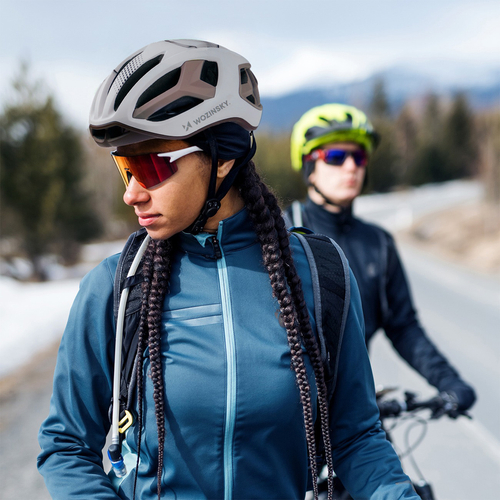 Kask rowerowy szosowy Wozinsky ultracienki 57-62 cm - taupe