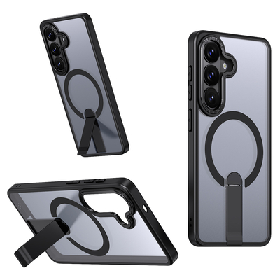 Etui Hybrid Armor X na Samsung Galaxy S26 Plus z podstawką kompatybilne z MagSafe - czarne