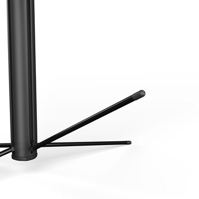 Premium selfie stick Wozinsky WST-360YS z funkcją statywu z automatycznym śledzeniem twarzy 360° AI sterowanie gestami - czarny