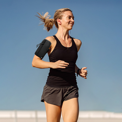 Saszetka Wozinsky WSDB-B armband opaska na ramię na telefon do biegania - czarna