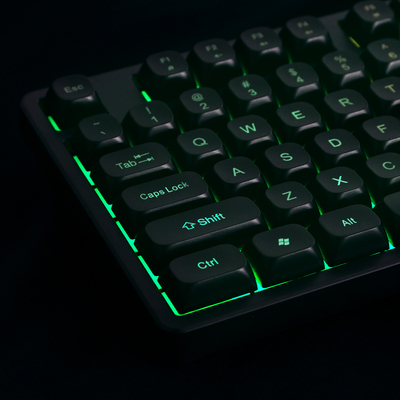 Klawiatura gamingowa RGB z pokrętłem Wozinsky WKG-200 USB - czarna