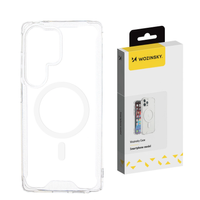 Wozinsky Clear Corner Case MagSafe Samsung Galaxy S25+ Transparent