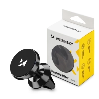 Wozinsky uchwyt magnetyczny do kratki samochodu czarny (WMH-04)