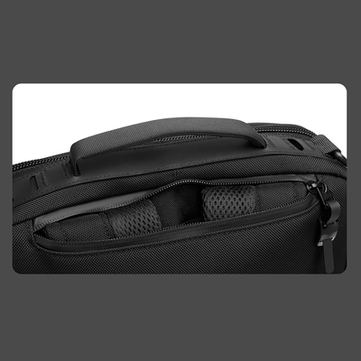 Plecak/torba Wozinsky Premium wodoodporny na laptopa 15,6'' z paskiem - czarny