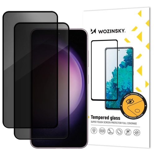 Szkło hartowane Wozinsky Privacy Glass przywatyzujące na Xiaomi Redmi 14C, 2-pak