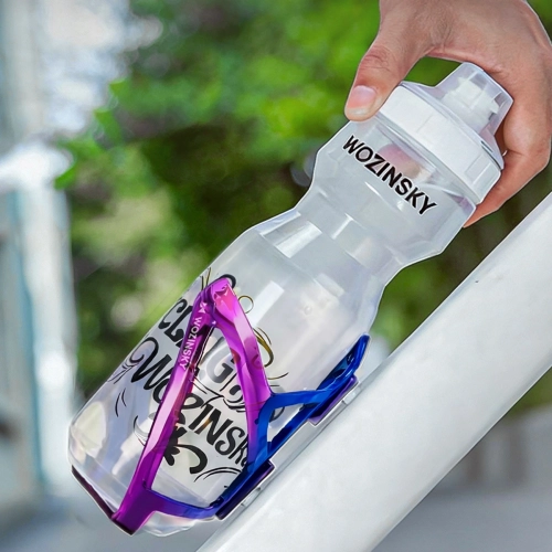 Koszyk Wozinsky WUR-01BP uchwyt rowerowy na bidon - niebiesko-fioletowy