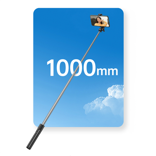 Wozinsky Selfie stick WHS1Y teleskopowy tripod 1m z uchwytem na telefon - czarny