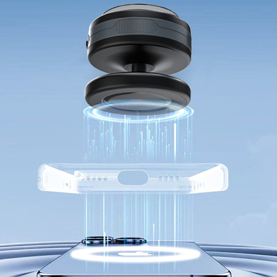 Uchwyt samochodowy Wozinsky WUSQ-01 z ładowarką Qi kompatybilny z MagSafe - czarny