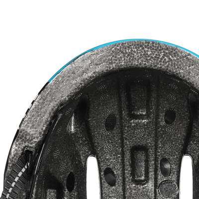 Kask rowerowy dziecięcy Wozinsky motyw smok lekki 50-54 cm - niebieski