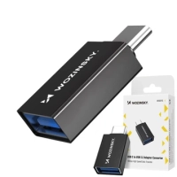 Adapter Wozinsky W10GY1S USB-C - USB-A 3.2 10Gb/s - czarny