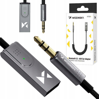 Adapter audio Wozinsky WTODB Bluetooth 5.3 / AUX odbiornik dźwięku