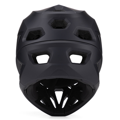 Kask rowerowy fullface Wozinsky z odpinanym daszkiem 55-57 cm - czarny