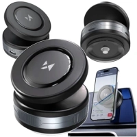 Uchwyt samochodowy Wozinsky WUSQ-01 z ładowarką Qi kompatybilny z MagSafe - czarny