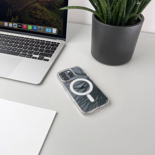 Etui Ultra Clear kompatybilne z MagSafe na Samsung Galaxy S25 FE - przezroczyste