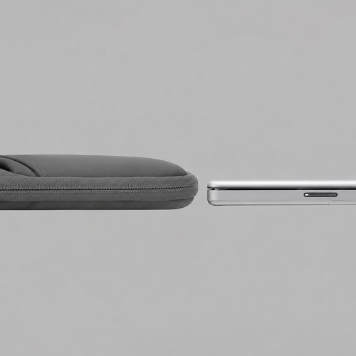 Torba na laptop Wozinsky WNT-17G 17.3" z chowaną rączką neoprenowa - szara