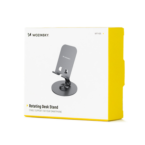 Podstawka Wozinsky WPT-K95 stojak obrotowy pod telefon tablet - szara