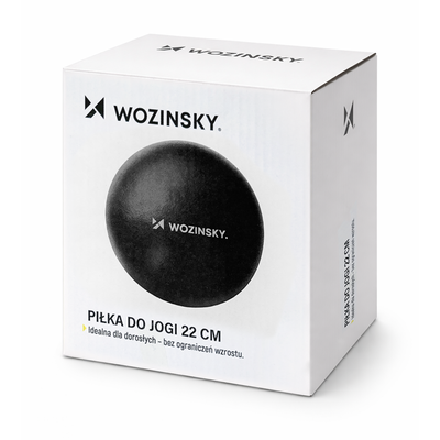 Piłka do ćwiczeń Wozinsky WPDP-C22 rehabilitacyjna 22cm - czarna