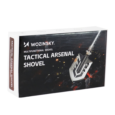 Saperka Wozinsky  WSS-211 survival bushcraft wielofunkcyjna nóż zbijak krzesiwo gwizdek harpun 21 w 1 - szara