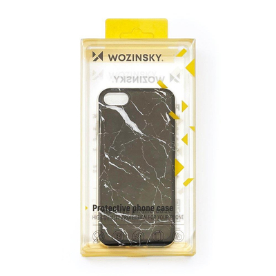 Wozinsky Marble żelowe etui pokrowiec marmur Xiaomi Mi 11i / Poco F3 czarny