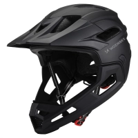 Kask rowerowy fullface Wozinsky z odpinanym daszkiem lekki 57-62 cm - czarny