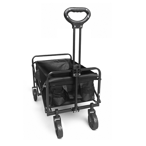 Zestaw Wózek Wozinsky WZP-80 plażowy, turystyczny, ogrodowy, wytrzymały, do 80 kg + siatka do wózków transportowych 