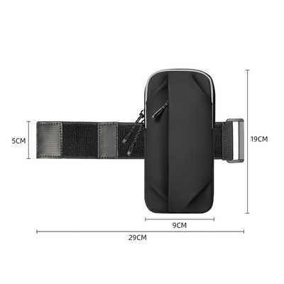 Saszetka Wozinsky WSDB-B armband opaska na ramię na telefon do biegania - czarna