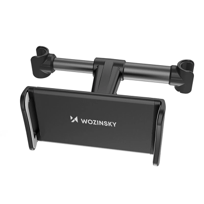 Wozinsky samochodowy uchwyt na zagłówek 2w1 z wieszakiem czarny (WTHBK2)