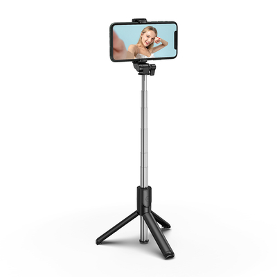 Wozinsky Selfie stick WHS1Y teleskopowy tripod 1m z uchwytem na telefon - czarny
