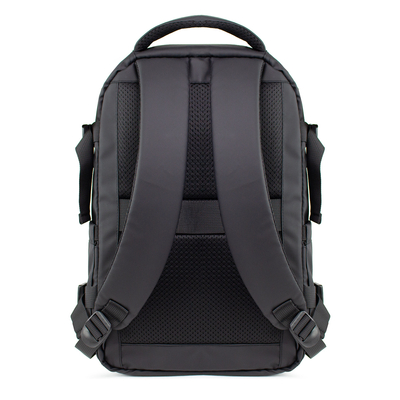Plecak Wozinsky WPW-20L z kieszenią na laptopa do 15" podróżny 40x20x25 cm na bagaż podręczny - czarny