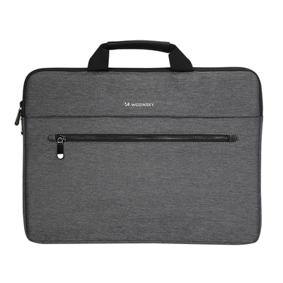 Torba na laptop Wozinsky WTL-15 15.6" z rączką i metalowym zamkiem - szara